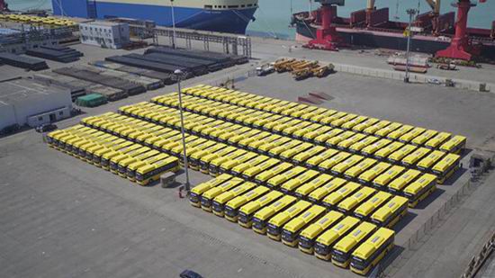 500 Yutong buses shipped to Myanmar 500 Yutong buses shipped to Myanmar