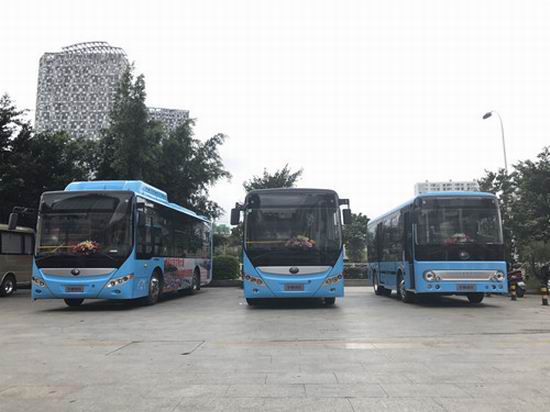 48 Yutong new energy buses serve in Dali city 48 Yutong new energy buses serve in Dali city