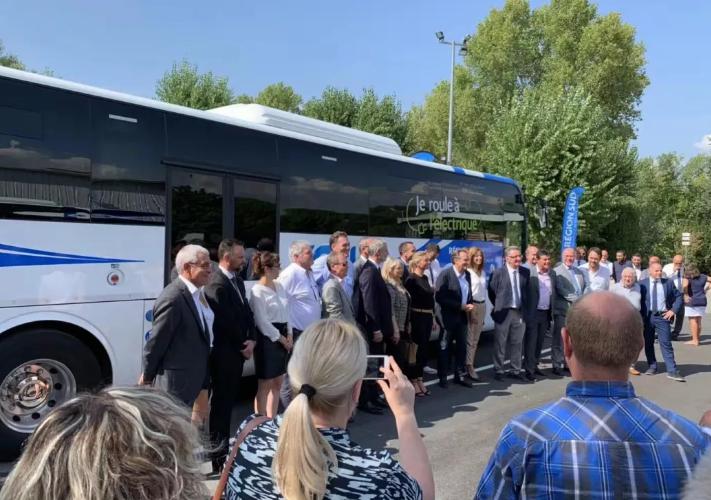 Europes First Pure Electric Intercity Line Opened, Yutong Pure Electric Bus Entering Provence